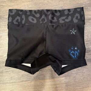 Cheer athletics girls Black and blue Athletic Shorts youth small